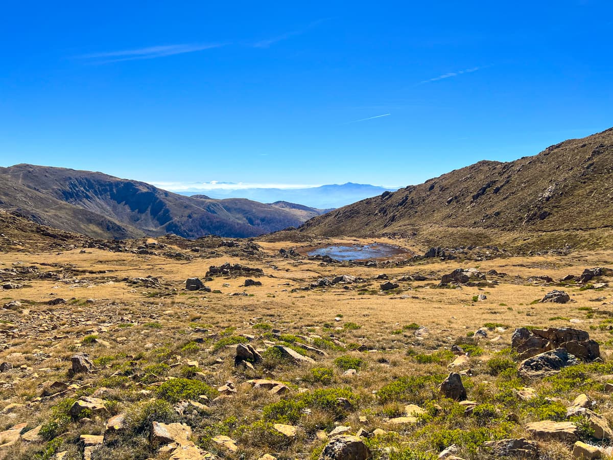 Shebenik National Park natural landscape with mountain scenery
